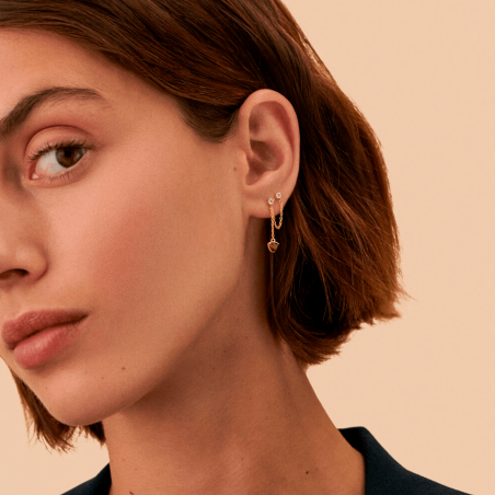 Piercing Agatha plata y ojo de tigre 02390418-274-TU