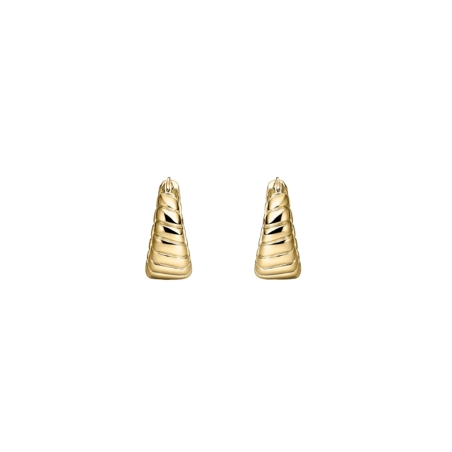 Pendientes Itemporality plata baño de oro pirámide SEA-200-402-UU