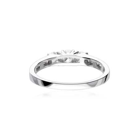Anillo "Treviso" Oro 18k  y Diamantes 0.50 cts
