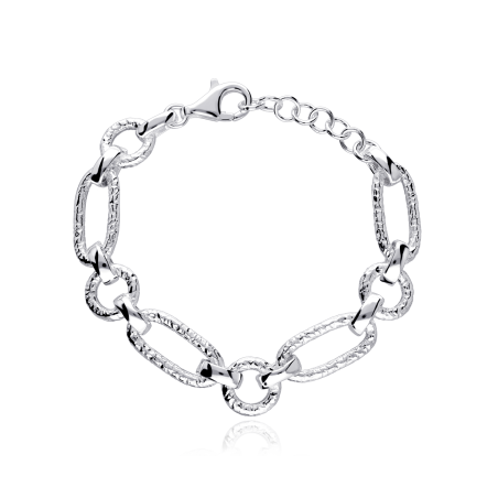 Pulsera Plata primera ley "Ovalo"