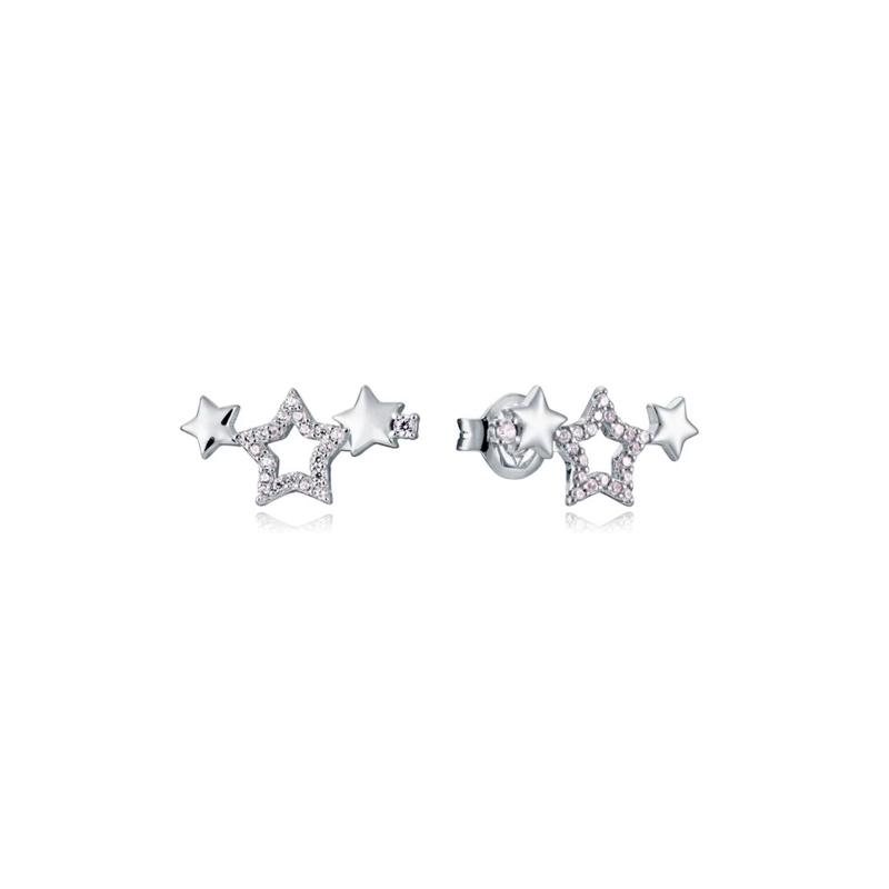 Pendientes Viceroy Plata Circonitas estrellas 13074E000-30