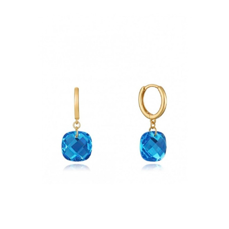 PENDIENTES VICEROY PLATA BAÑO ORO Y CRISTALES DE COLOR 13102E100-53