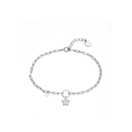 Pulsera Viceroy plata de ley con colgantes de estrella y circonitas blancas 13138P000-30