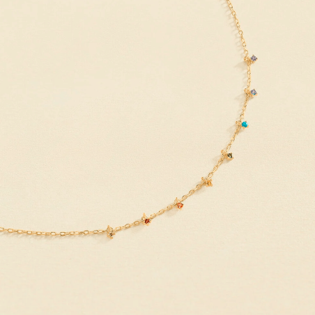 Collar Agatha Plata y circonitas 02690219-256-TU