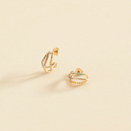 Pendientes Agatha Plata y circonitas 02390302-256-TU