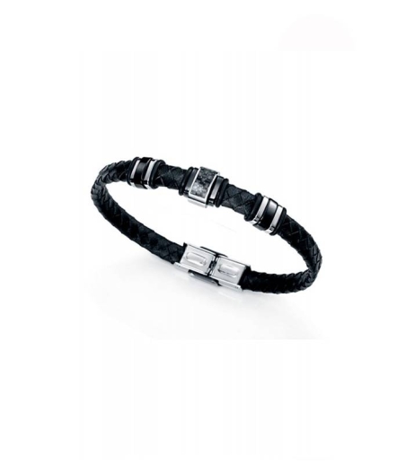 Pulsera Viceroy Acero y Piel 6188P09010