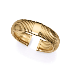 Pulsera Viceroy de acero IP dorado colección Laura Escanes tubogas 75393P01012