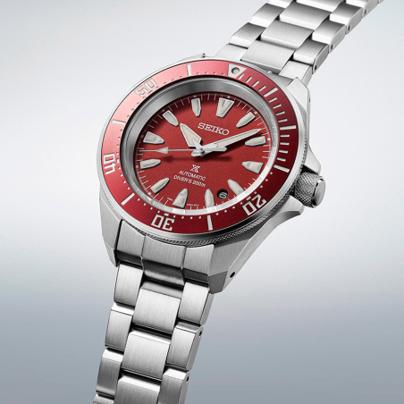 Reloj Seiko Propex Mar Samurai Rojo automático hombre SRPL11K1