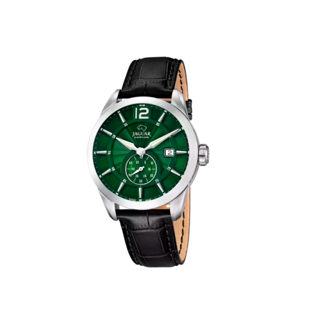 Reloj Suizo Jaguar Amacar esfera verde correa piel hombre J663/3