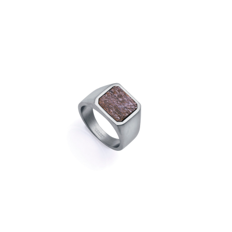 Anillo Viceroy de hombre de acero tipo sello 75376A02