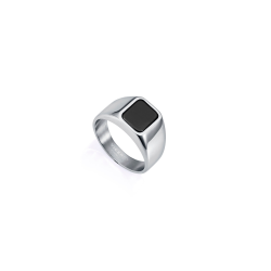 Anillo Viceroy de hombre de acero tipo sello 15167A02
