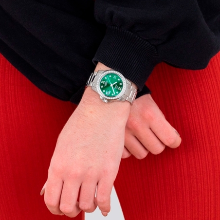 Reloj Suizo Jaguar Executive Dame esfera verde mujer J892/5