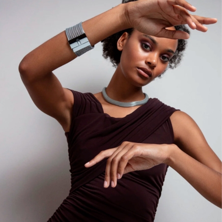 Collar Viceroy de mujer de acero mesh tubular 14204C01000