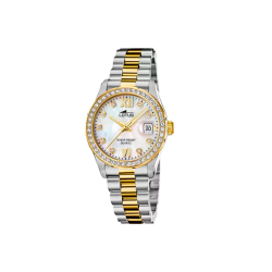 Reloj Lotus Freedom beige correa acero inoxidable 316L mujer 18978/1