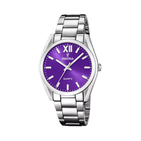 RELOJ FESTINA COLECCIÓN ALEGRÍA MORADO CORREA DE ACERO F20622/A