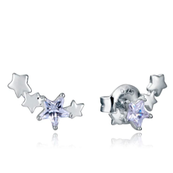 Pendientes Viceroy de plata de primera ley estrellas 13223E000-00
