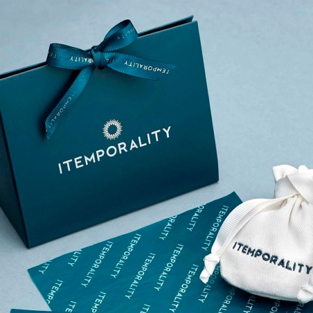 Collar Itemporality de plata alargado SNL-201-150-UU