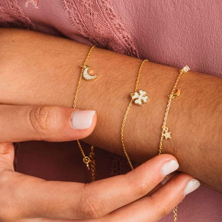 Pulsera Itemporality Plata baño y circonitas SBR-201-018-UU