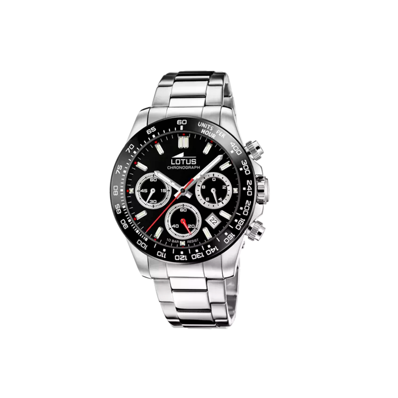 Reloj Lotus Freedom esfera negra hombre 18912/6