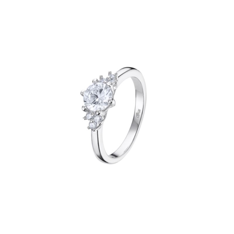 Anillo Lotus silver solitario mujer plata LP3443-3/11