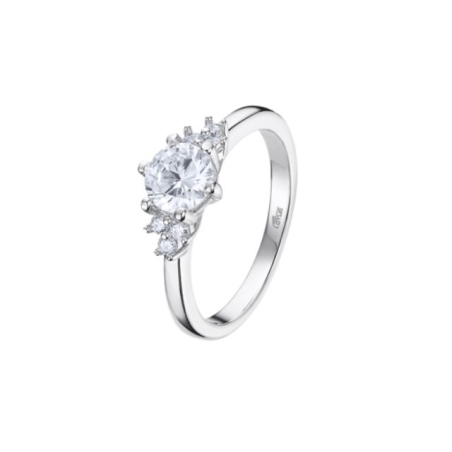 Anillo Lotus silver solitario mujer plata LP3443-3/11