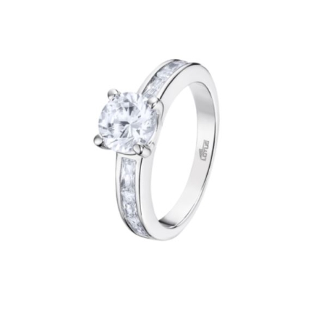 Anillo Lotus silver solitario mujer plata LP3444-3/11