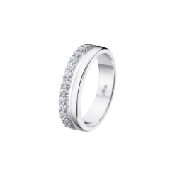 Anillo Lotus silver banda de circonitas mujer plata LP3446-3/11