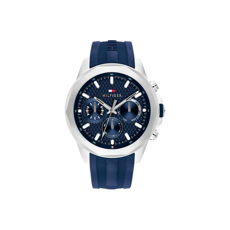 Reloj Tommy Hilfiger acero correa silicona azul 1710649