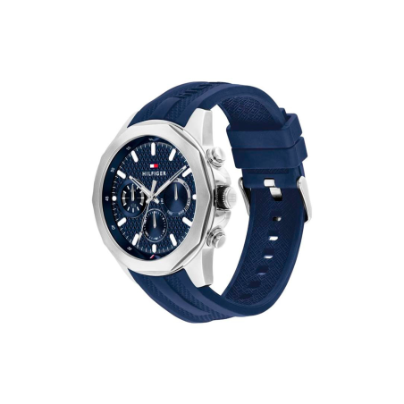 Reloj Tommy Hilfiger acero correa silicona azul 1710649
