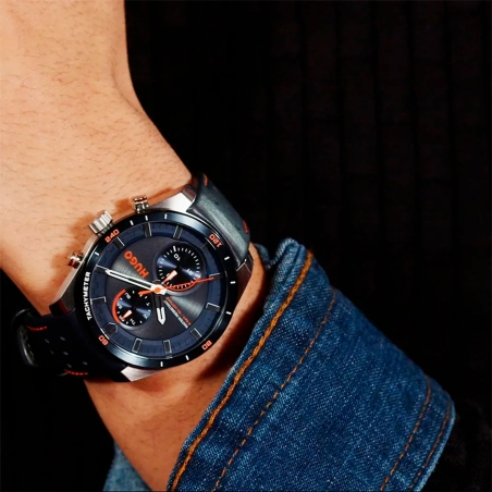 Reloj Hugo Boss hombre correa piel azul 1530371