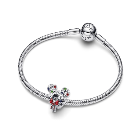 Pandora Charm Mickey Corona Navideña 793531c01