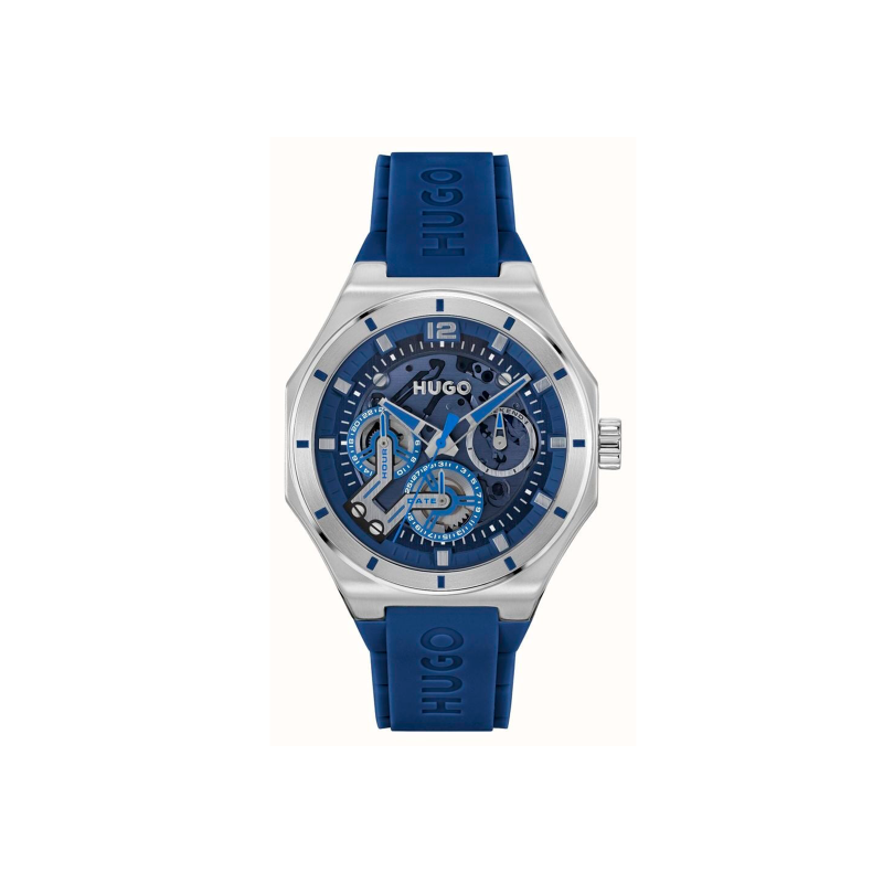 Reloj Hugo Boss hombre correa silicona azul 1530375