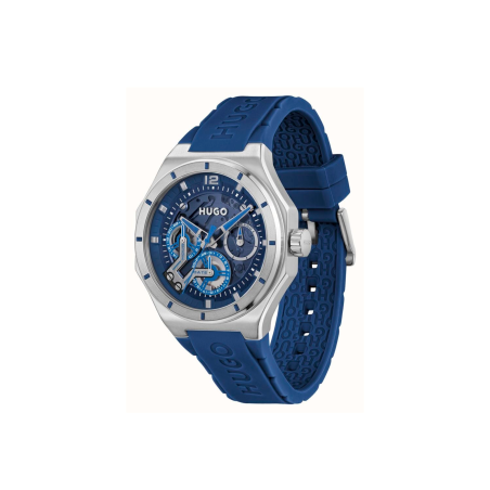 Reloj Hugo Boss hombre correa silicona azul 1530375