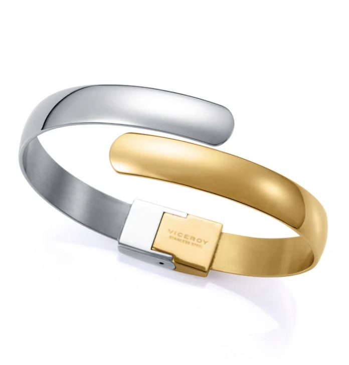 Bracciale acciaio con medaglia Miracolosa e croce | Myriam