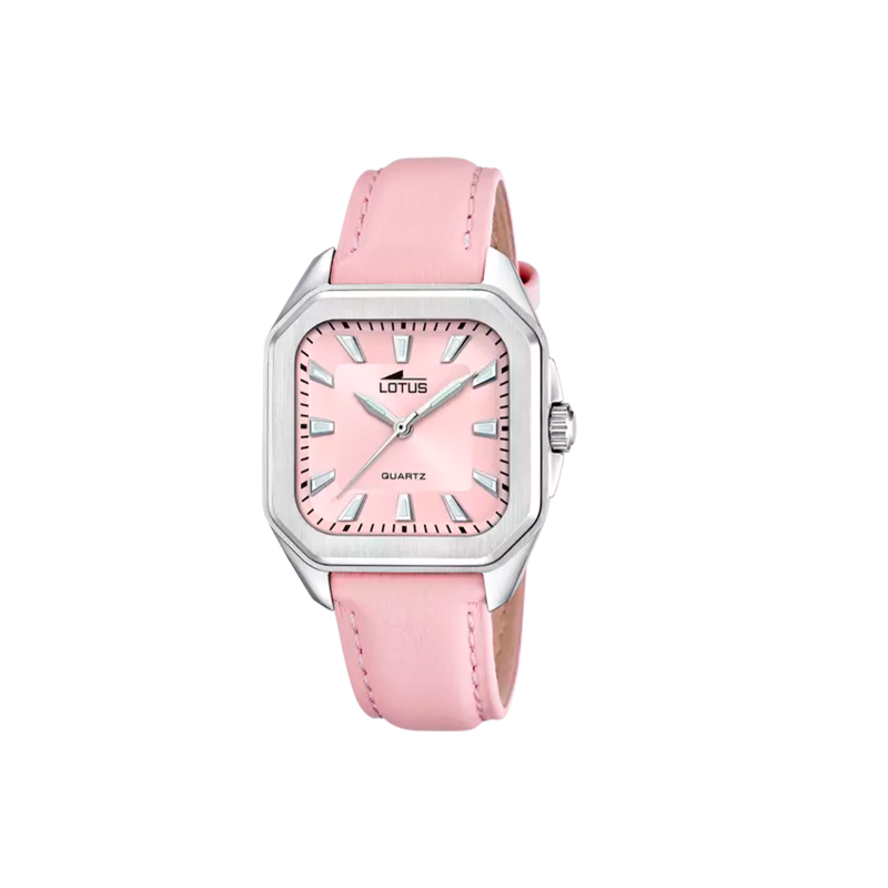 Reloj Lotus esfera y correa piel rosa mujer 18968/3