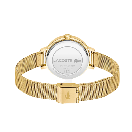 Reloj Lacoste mujer acero dorado esfera blanca 2001401
