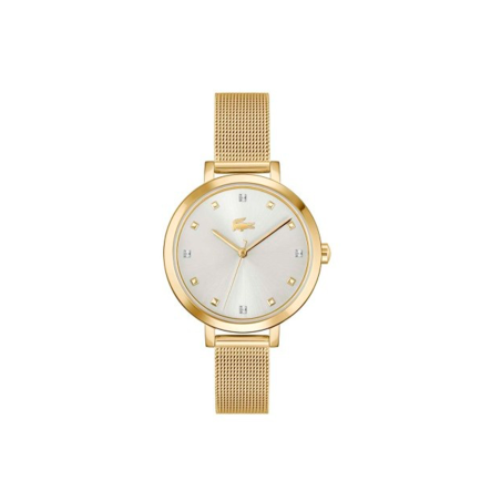 Reloj Lacoste mujer acero dorado esfera blanca 2001401