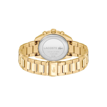 Reloj Lacoste hombre esfera azul correa dorada 2011381