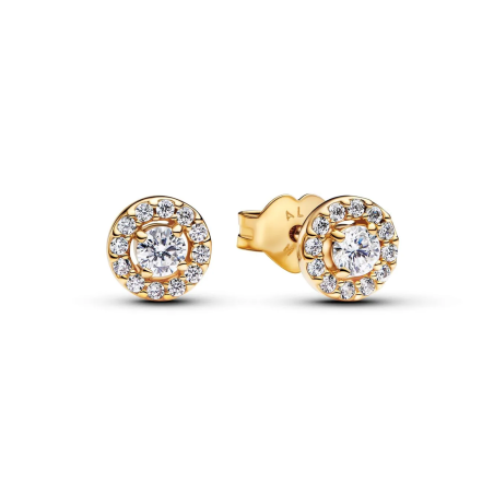 Pendientes Pandora Halo Dorado 263019C01