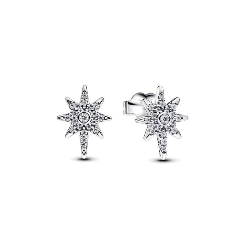 Pendientes Pandora Estrella Polar 293587C01 Pendientes Pandora Estrella Polar 293587C01