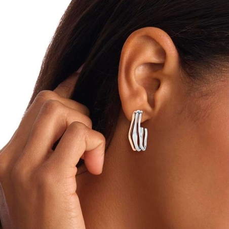 Pendientes Calvin Klein Aros Acero 35000650