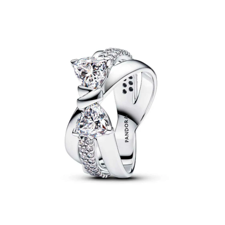 Anillo Pandora lazo doble 193553C01