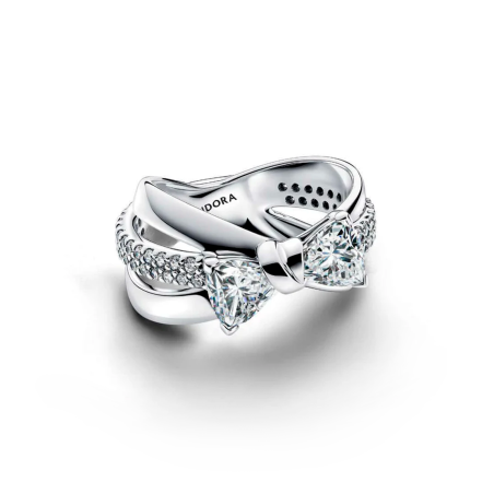 Anillo Pandora lazo doble 193553C01