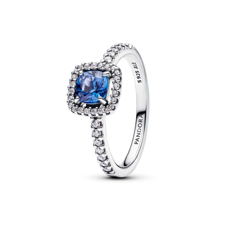 Anillo Pandora Halo Azul 193555C01