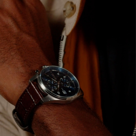 Reloj Hugo Boss de hombre correa de piel marrón 1514194