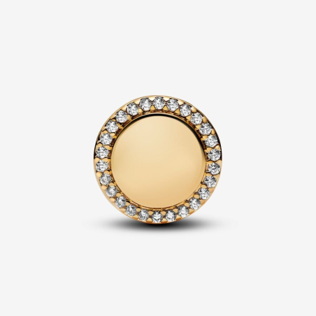 Pandora Charm Botón Brillante Grabable 768747C01