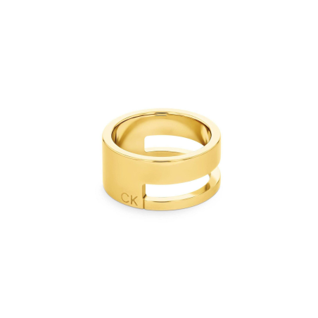 Anillo Calvin Klein mujer de acero color dorado 35000679C
