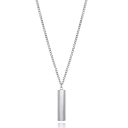 Collar Viceroy de hombre de acero y placa colgante 15172C01000