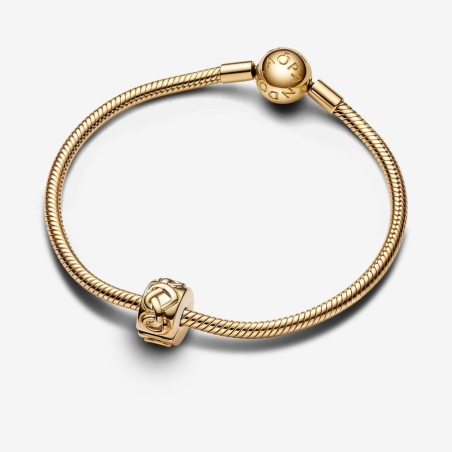Pandora Charm de Clip Corazones Anudados 768035C00