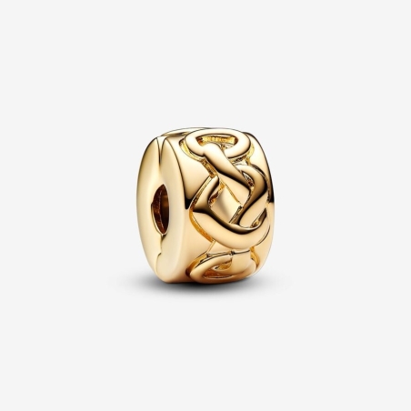 Pandora Charm de Clip Corazones Anudados 768035C00